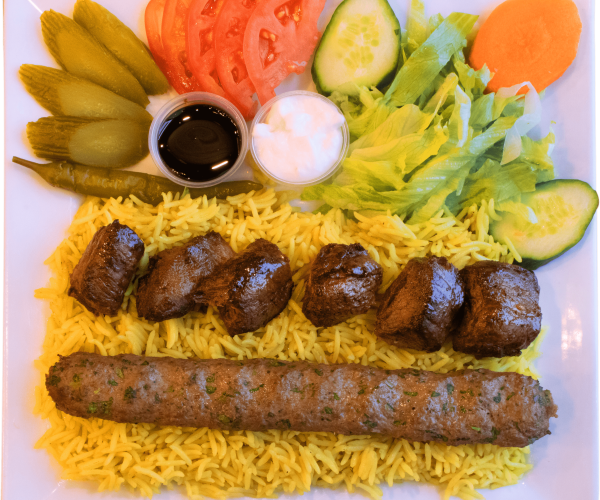 Beef Tikka + Beef Kofta Kebab